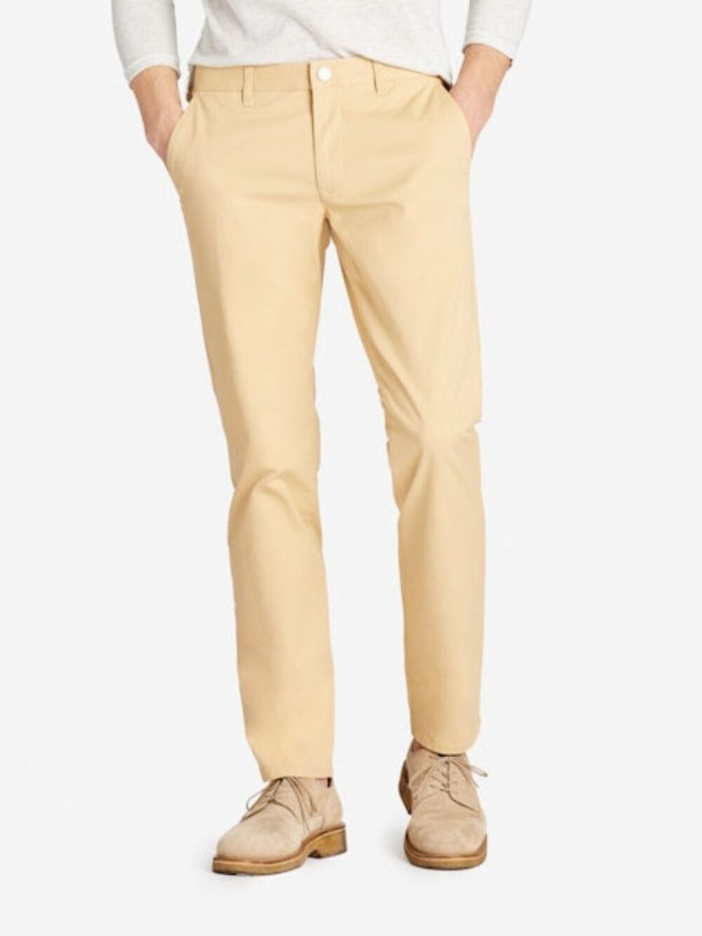 Bonobos Stretch Washed Chinos – Gold Strikes – Slim Fit – 34x36